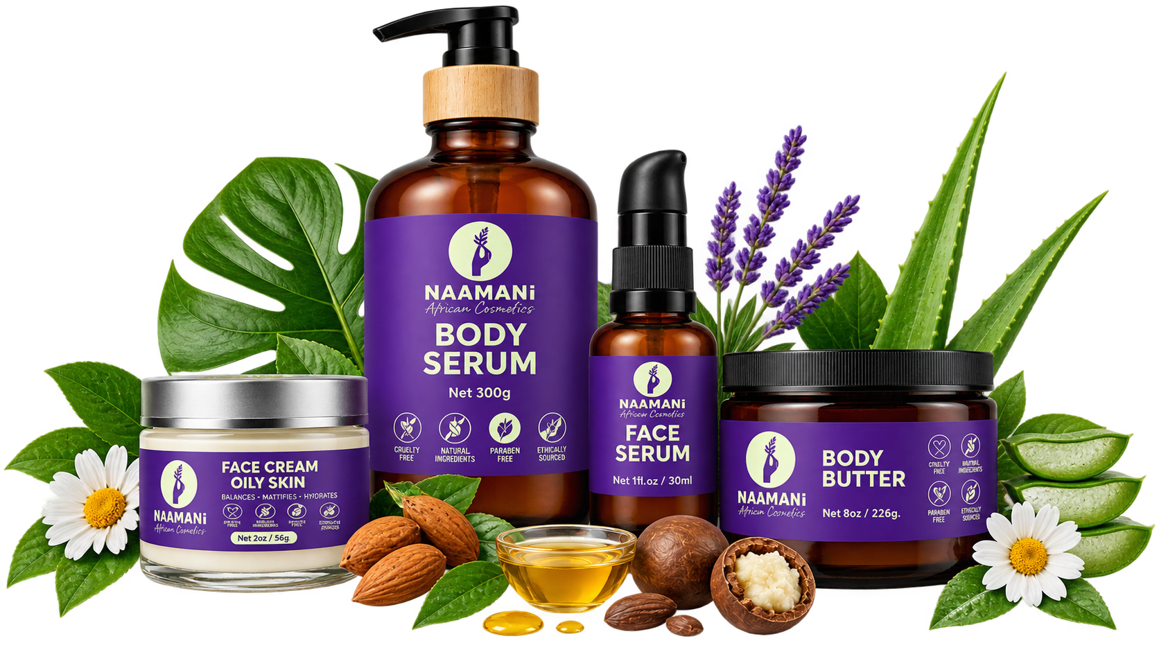 Naamani natural skincare products